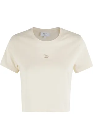 Maison Kitsuné Femme, Tops, , Taille: 42 FR Tee-shirt Bébé Court