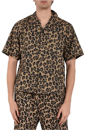 Aspesi Homme, Chemises, Multicolore, Taille: 2XL Chemise de bowling en coton imprimé