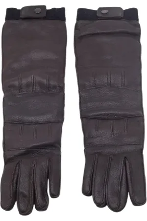 Marni Femme, Pre-owned, Brun, Taille: ONE Size Pre-owned Cuir gants