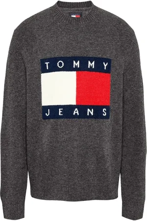 Tommy Hilfiger Homme, Pulls, Gris, Taille: L Pulls Stylish pour un Look Tendance