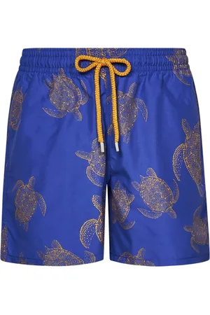 Vilebrequin Homme, Maillots de bain, Bleu, Taille: XL Vêtements de mer bleus avec impression Galuchat