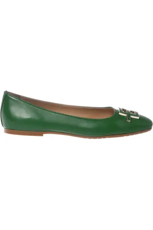 BALDININI Femme, Chaussures, Vert, Taille: 38 1/2 EU nappa ballerina
