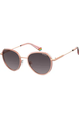 Polaroid Unisex, Accessoires, Rose, Taille: ONE Size Lunettes de Soleil en Métal Or Rose