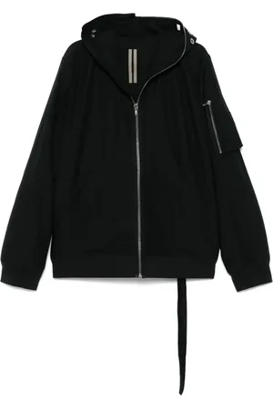 Rick Owens Homme, Vestes, Noir, Taille: L Bomber rembourré Gimp Flight