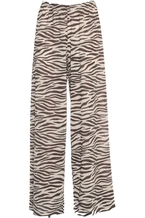 MC2 SAINT BARTH Femme, Pantalons, Multicolore, Taille: 42 FR Pantalon Zebrato Amalia Ss25