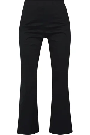 LIVIANA CONTI Femme, Pantalons, Noir, Taille: 38 FR Pantalon évasé en coton