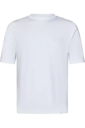 Malo Homme, Tops, Blanc, Taille: S T-shirt blanc pour homme Aw24