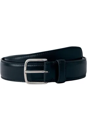 The Row Femme, Accessoires, Noir, Taille: L Ceinture en cuir lisse avec détails argentés