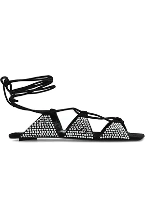 The Attico Femme, Chaussures, Noir, Taille: 40 EU Sandalette Élégante pour un Look Tendance