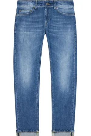 Dondup Femme, Jeans, Bleu, Taille: W28 Jean Slim en Denim avec Logo