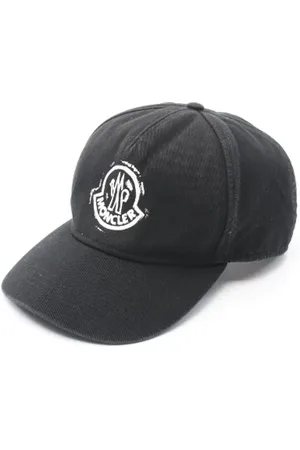 Moncler Femme, Pre-owned, Noir, Taille: ONE Size Pre-owned Coton chapeaux