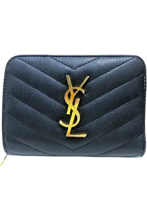 Saint Laurent Unisex, Pre-owned, Noir, Taille: ONE Size Pre-owned Cuir petite-maroquinerie