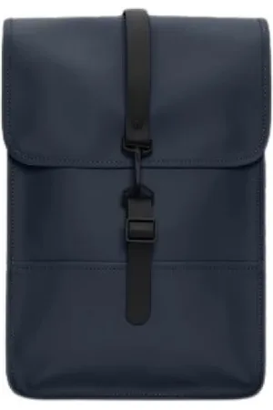 Rains Unisex, Sacs, Bleu, Taille: ONE Size Mini Sac à Dos avec Compartiment pour Ordinateur Portable