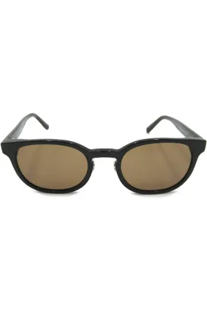 Moncler Femme, Pre-owned, Noir, Taille: ONE Size Pre-owned Plastique lunettes-de-soleil