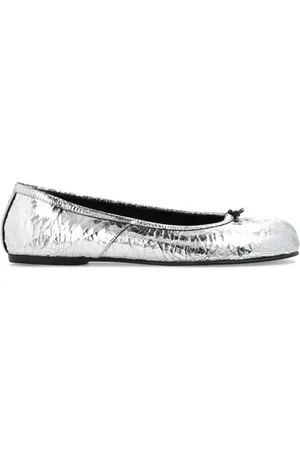 Maison Margiela Femme, Chaussures, Gris, Taille: 36 EU Ballerines Tabi miroir brisé