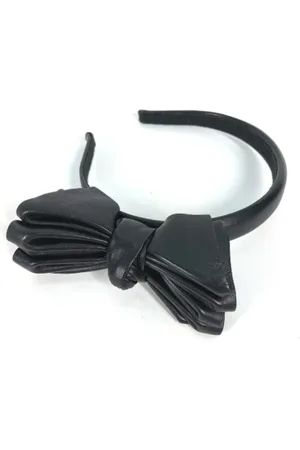 Miu Miu Femme, Pre-owned, Noir, Taille: ONE Size Pre-owned Cuir accessoires-cheveux