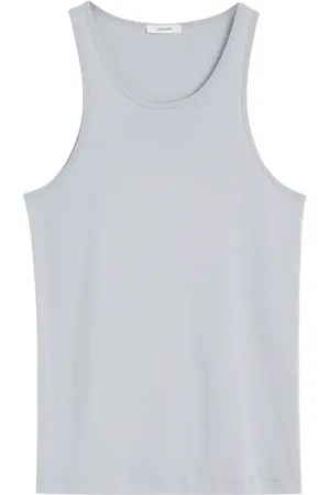 LEMAIRE Homme, Tops, Bleu, Taille: S Débardeur Bleu Gris