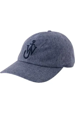 J.W.Anderson Femme, Accessoires, Bleu, Taille: ONE Size Chapeau en Coton
