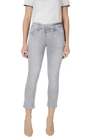 Street one Femme, Jeans, Gris, Taille: W27 L26 Jean Slim Gris & Pantalon
