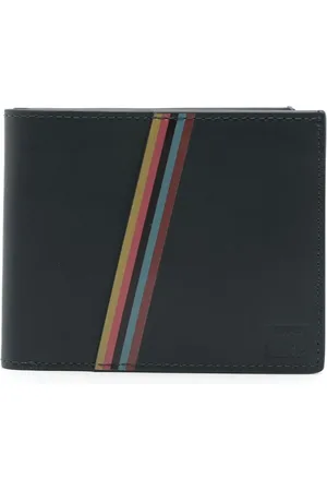 Paul Smith Homme, Accessoires, Bleu, Taille: ONE Size Portefeuille en Cuir Bleu Accessoires Homme