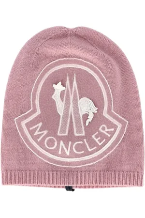 Moncler Femme, Pre-owned, Rose, Taille: ONE Size Pre-owned Cachemire chapeaux