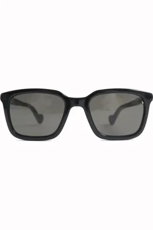 Moncler Femme, Pre-owned, Noir, Taille: ONE Size Pre-owned Plastique lunettes-de-soleil