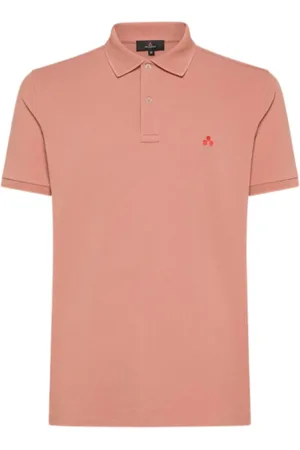 Peuterey Homme, Tops, Rose, Taille: M Polo Rose Homme avec Logo Trilogy