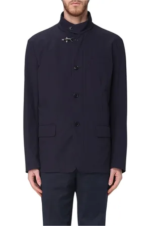 FAY Homme, Vestes, Bleu, Taille: 2XL Vestes Bleues Élégantes pour Hommes