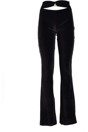 Philipp Plein Femme, Pantalons, Noir, Taille: 40 FR Pantalon Large