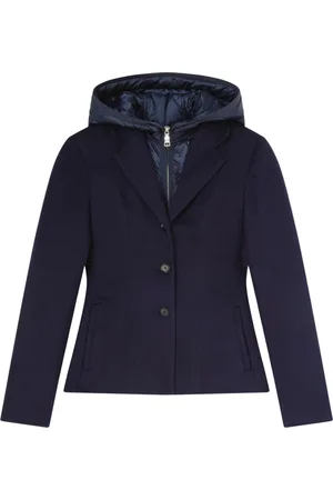 add Femme, Vestes, Bleu, Taille: 38 FR Blazer avec veste matelassée intérieure