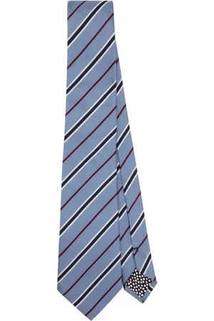 Paul Smith Homme, Accessoires, Bleu, Taille: ONE Size Cravate Homme à Rayures Zigzag