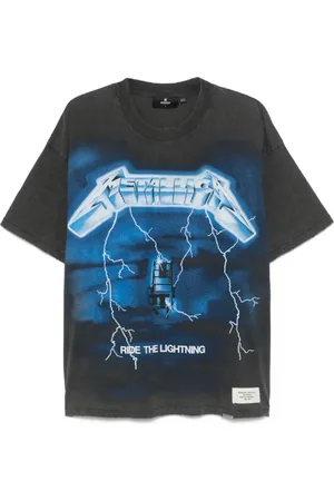 Represent Homme, Tops, Multicolore, Taille: L T-shirt graphique Metallica Ride The Lightning