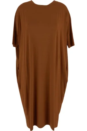 GENTRYPORTOFINO Femme, Robes, Brun, Taille: 40 FR Robe Élégante Femme