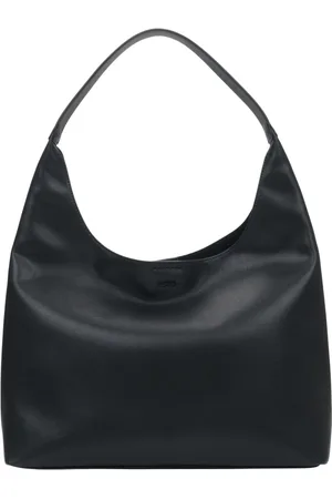 Estro Femme, Sacs, Noir, Taille: ONE Size Sac shopper noir pour femmes en cuir véritable