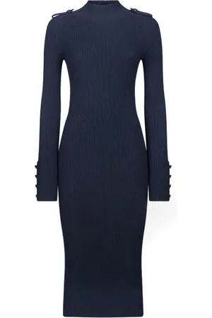 Dondup Femme, Robes, Bleu, Taille: 40 FR Robes élégantes pour toutes les occasions