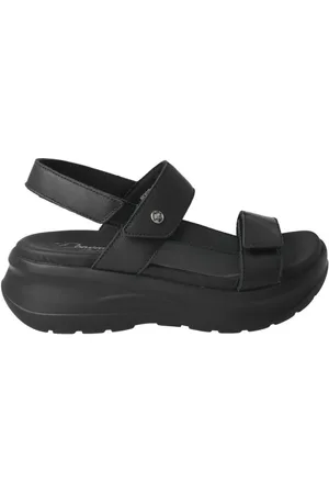 Panama Jack Femme, Chaussures, Noir, Taille: 39 EU Sandale confort en cuir noir