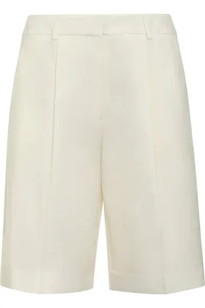Calvin Klein Femme, Shorts, , Taille: 38 FR Shorts Bermuda plissés en tissu techno