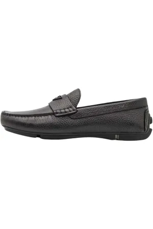 Emporio Armani Homme, Chaussures, Noir, Taille: 41 EU Mocassins Élégants pour Homme