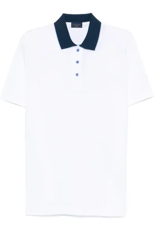 Paul & Shark Homme, Tops, Blanc, Taille: L Polo Écologique Made in Italy