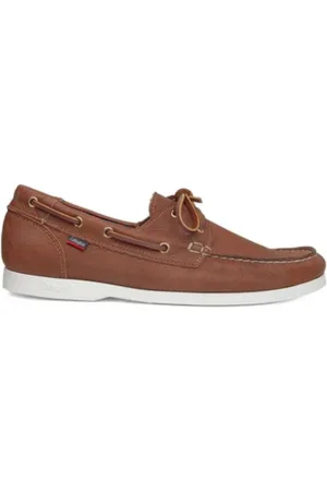 CallagHan Homme, Chaussures, Brun, Taille: 43 EU Chaussures bateau en cuir pour homme