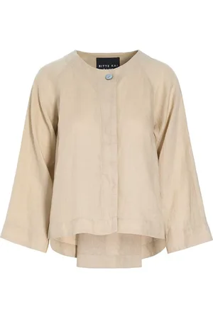 Bitte Kai Rand Femme, Vestes, , Taille: 42 FR Élégante Veste en Lin Style A-Ligne