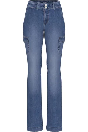 Guess Femme, Jeans, Bleu, Taille: W27 Cargo Mini Boot Denim Trend