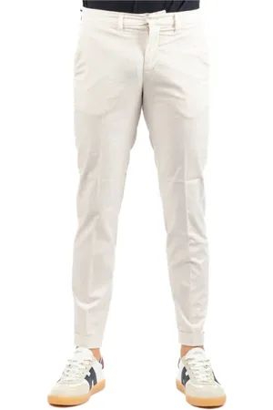 FAY Homme, Pantalons, Blanc, Taille: W35 Pantalon Élégant Homme