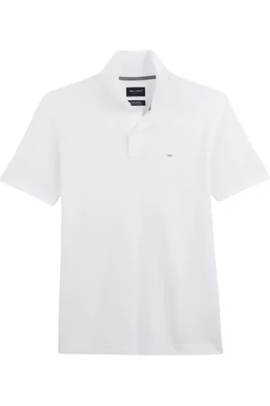 Eden Park Homme, Tops, Blanc, Taille: S Polo Manches Courtes Bleu