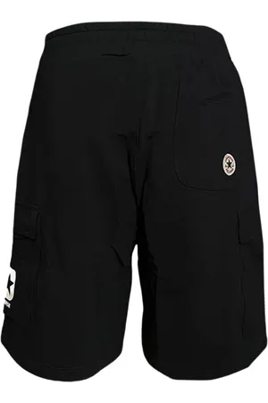 Converse Homme, Shorts, Noir, Taille: XL Shorts Cargo Noirs avec Poches Latérales