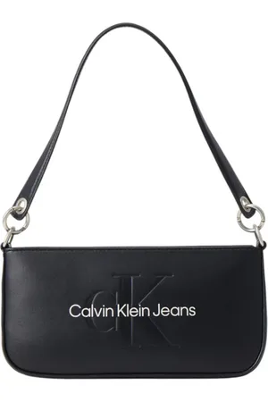 Calvin Klein Femme, Sacs, Noir, Taille: ONE Size Sac bandoulière - Cuir PU noir