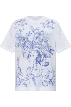 Moschino Femme, Tops, Blanc, Taille: 36 FR T-shirt avec impression