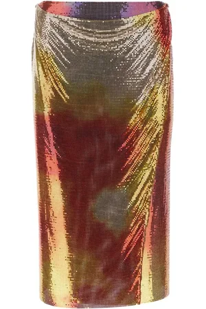 Paco rabanne Femme, Jupes, Multicolore, Taille: 36 FR Jupe en cotte de mailles multicolore