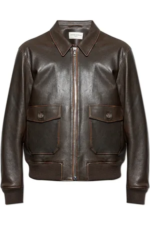 OFFICINE GENERALE Homme, Vestes, Brun, Taille: M Veste en cuir