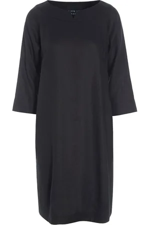 Bitte Kai Rand Femme, Robes, Noir, Taille: 46 FR Robe en Lin Aérien Noir